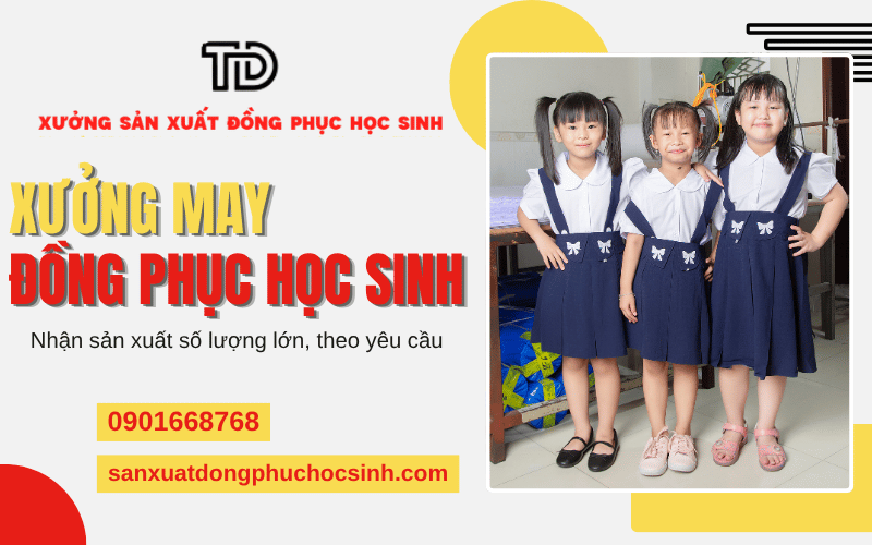 Xưởng may đồng phục học sinh
